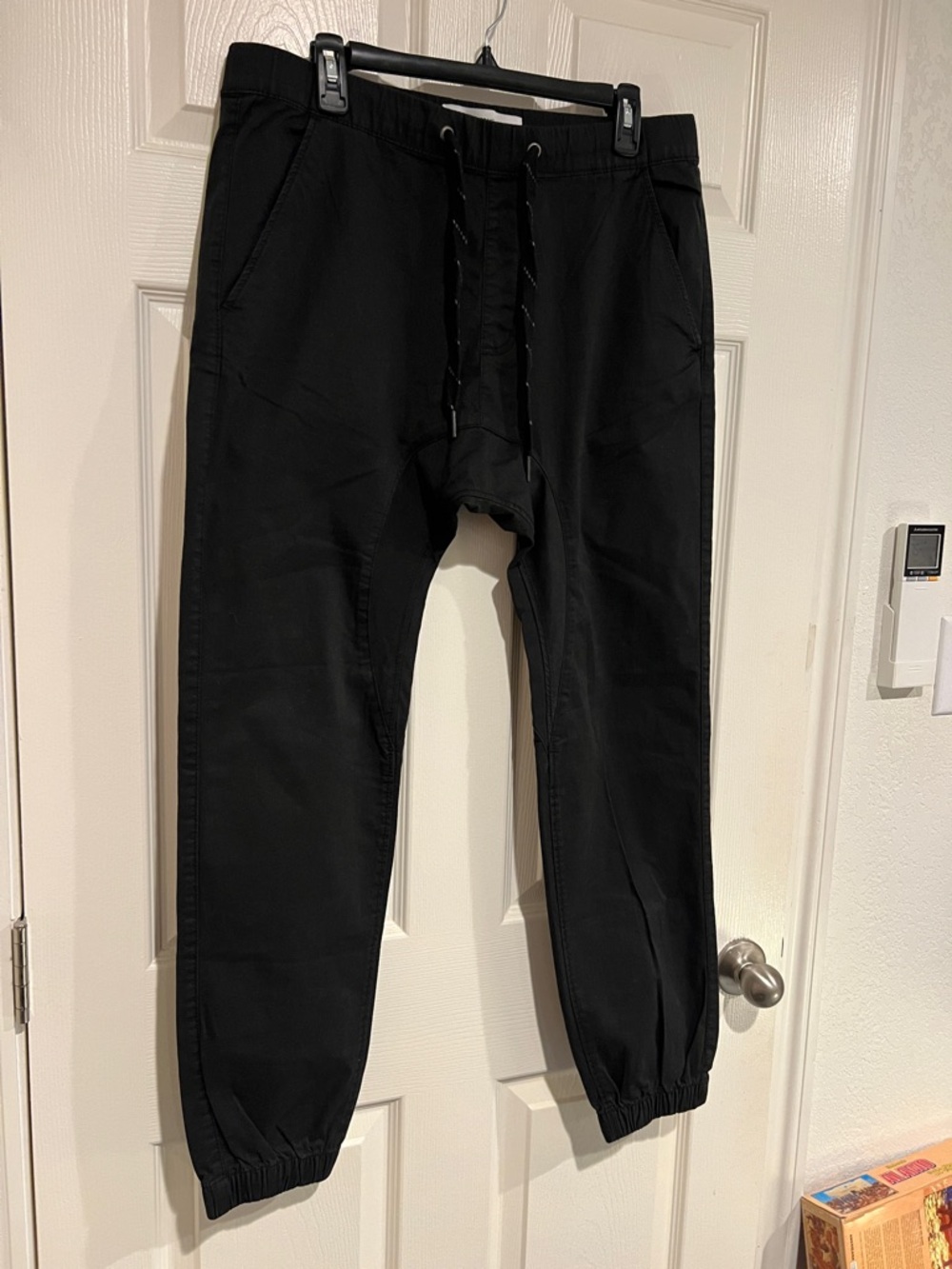 Drake Black Men's Jogger Sweatpants with Drawstring